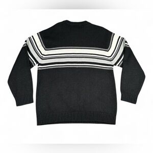 Black and White Women's Sweater Cardigan